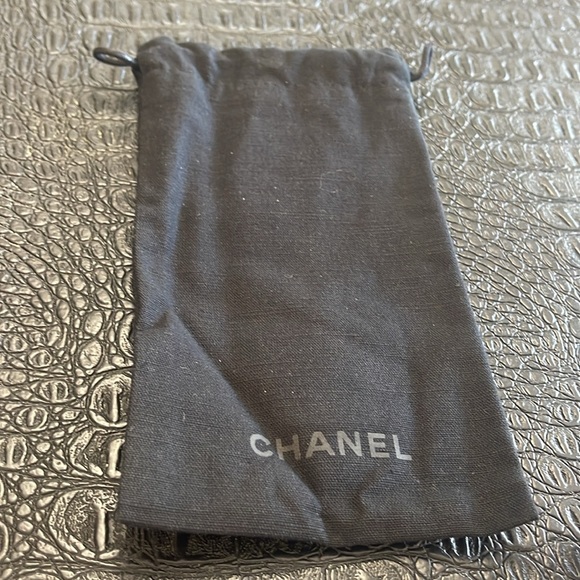 Chanel Black Sunglasses with Pearl on each Side Acetate Butterfly  #5394 - Picture 9 of 11